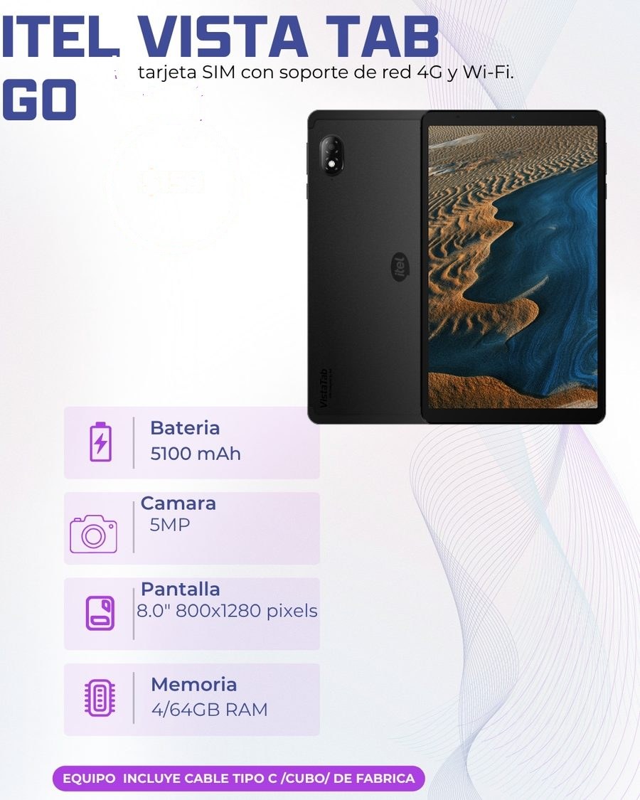 Itel Vista Tab Go LTE 64GB