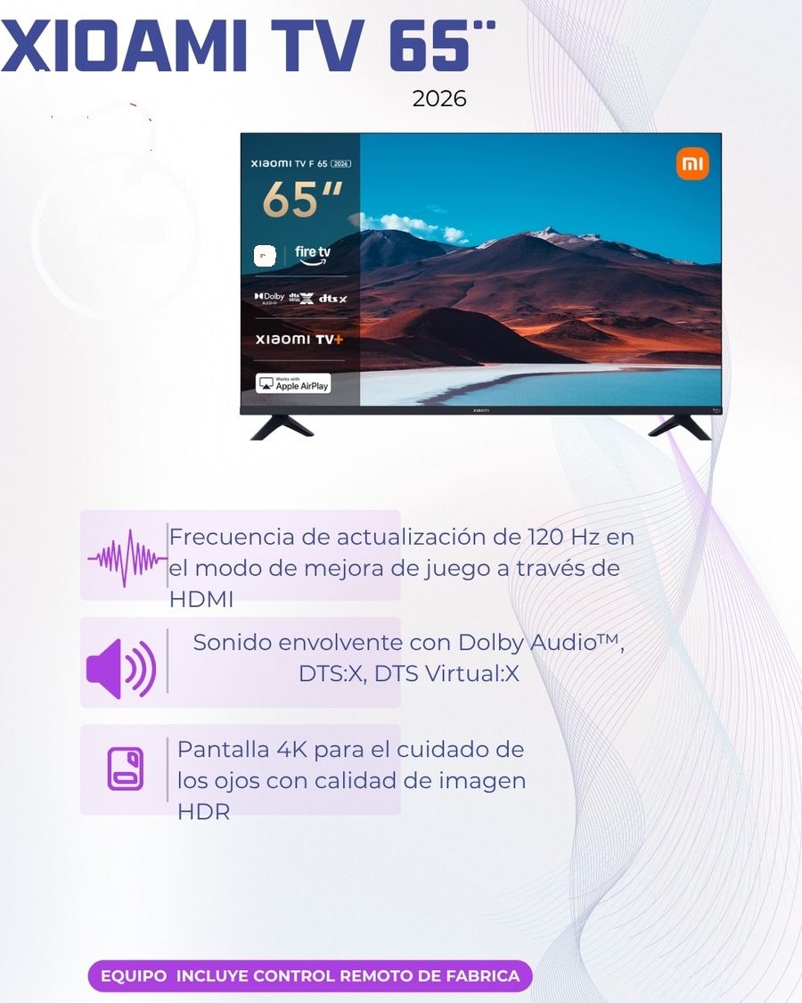 Xiaomi TV 65" 4K 2026
